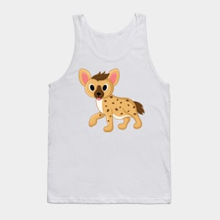 Animal Zoo Adorable Hyena Cute Africa Tank Top